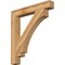 Ekena Millwork Imperial Block Rough Sawn Bracket, Western Red Cedar, 6"W x 44"D x 48"H BKT06X44X48IMP05RWR - alternate 1